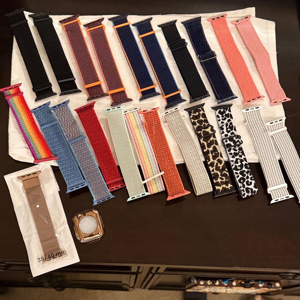 Apple Watch Bands in Black, Pink, and More